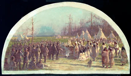 The Last Council of the Potawatomies, 1833, 1900